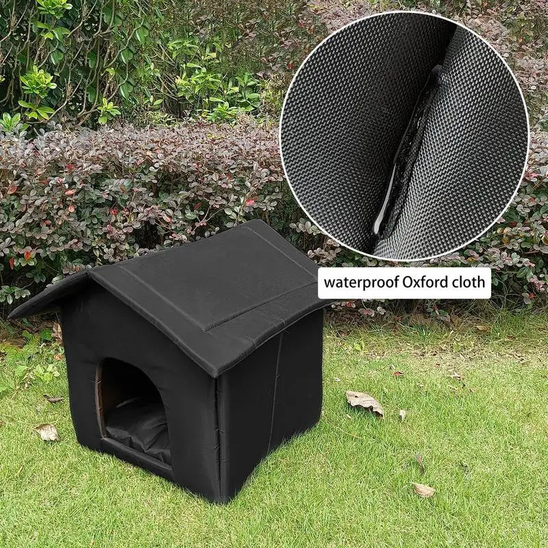 🏡 Cozy & Weatherproof Pet House – Ultimate Shelter for Cats & Small Dogs! 🐶🐱 - Pet Bliss