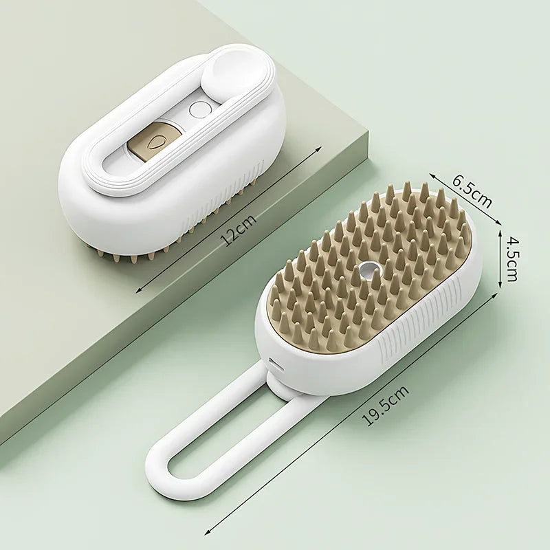 SteamEase 3-in-1 Pet Brush 🐾 - Pet Bliss