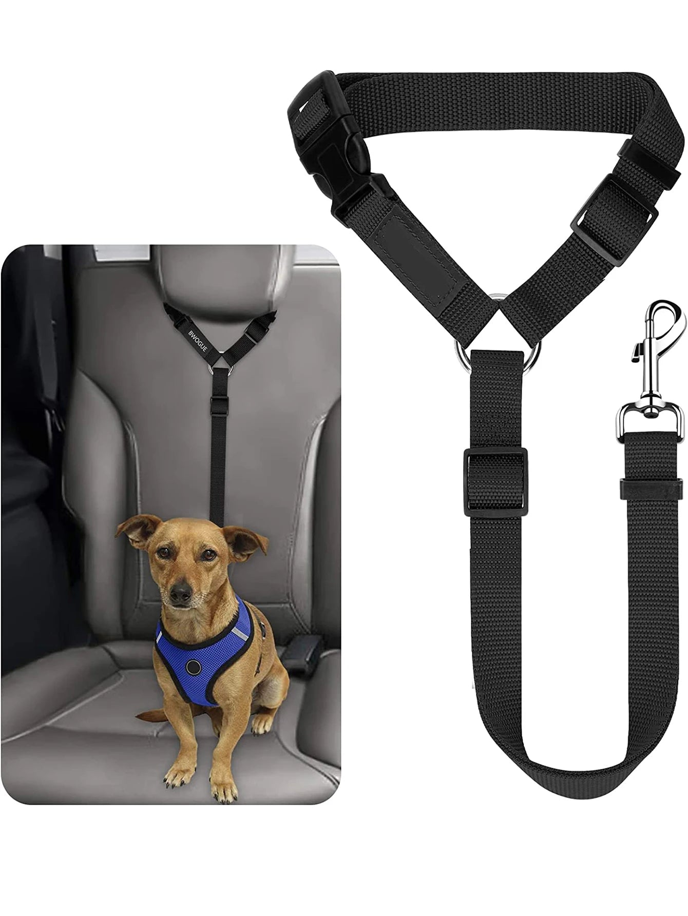 Dog Seat Belt – Ultimate Safety & Comfort for Your Pup! - Pet Bliss