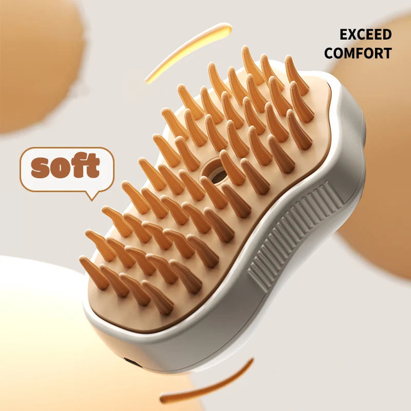 3-in-1 Pet Grooming Brush – Bath, Massage & Shedding Control! 🐾 - Pet Bliss