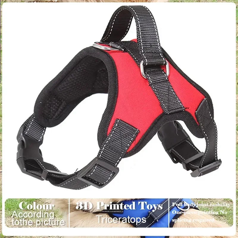 No-Pull Adjustable Dog Harness with Leash – Comfortable & Secure Fit for Dogs - Pet Bliss