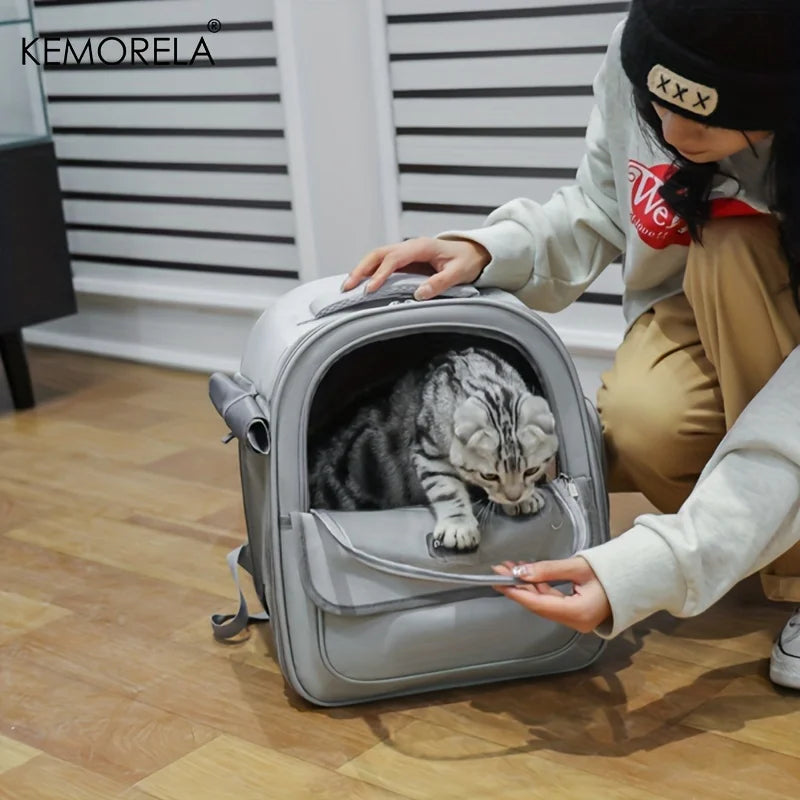 Luxury Pet Backpack Carrier – Stylish Comfort for Your Pets on the Go! - Pet Bliss