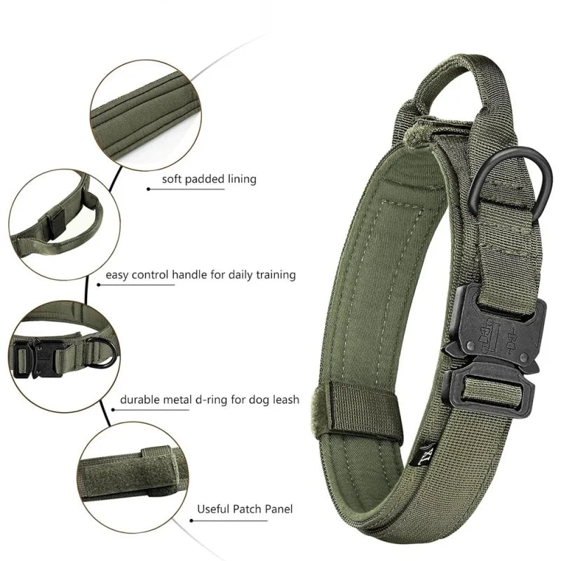 Tactical Dog Collar & Leash Set – Strength Meets Comfort - Pet Bliss
