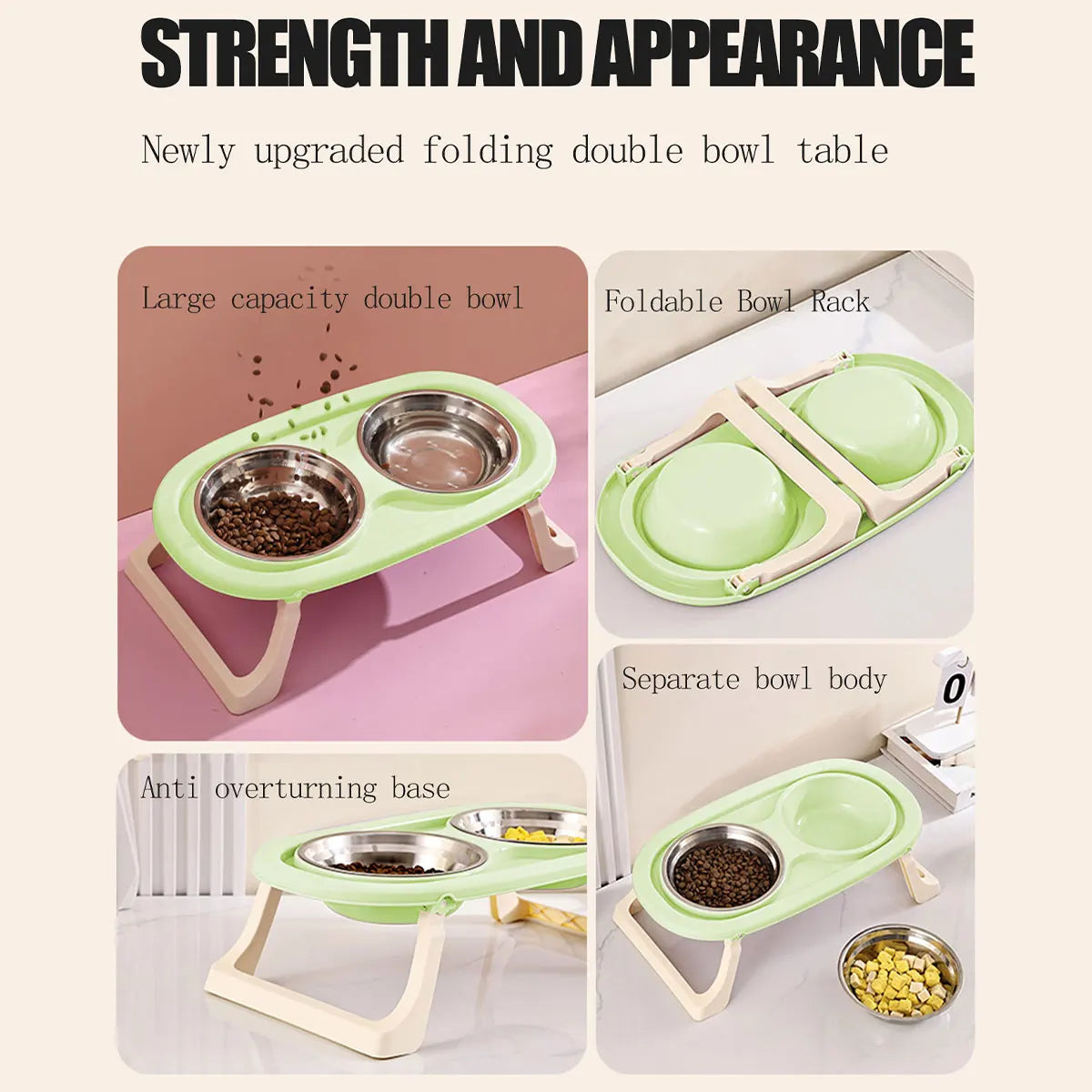 Elegant Tilted Bowl Set – Dining Redefined for Cats - Pet Bliss