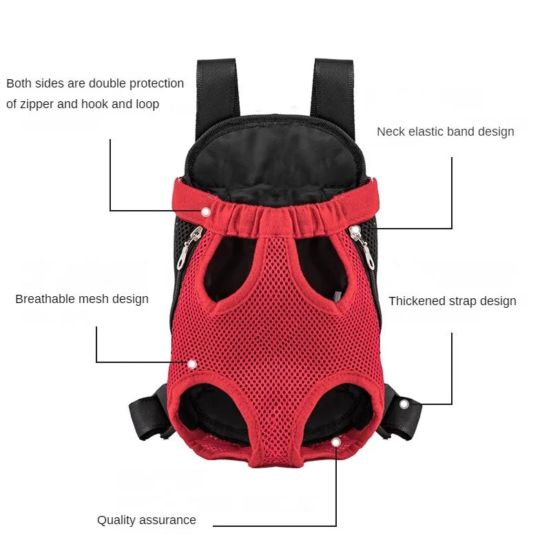 Front-Facing Pet Carrier – Hands-Free Cuddles On-the-Go 🎒 - Pet Bliss