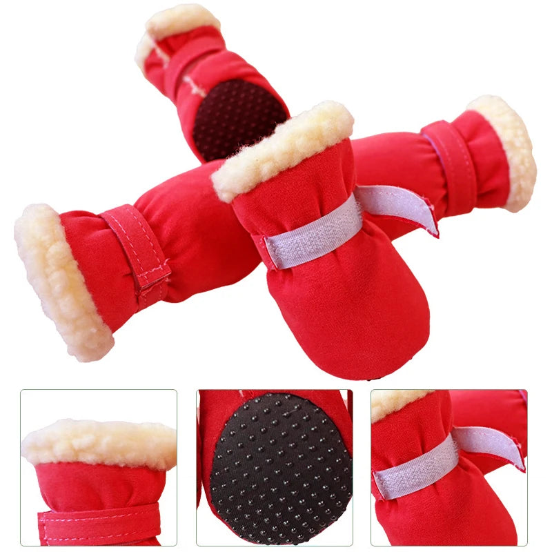 Cozy Anti-Slip Dog Boots (Set of 4) - Pet Bliss