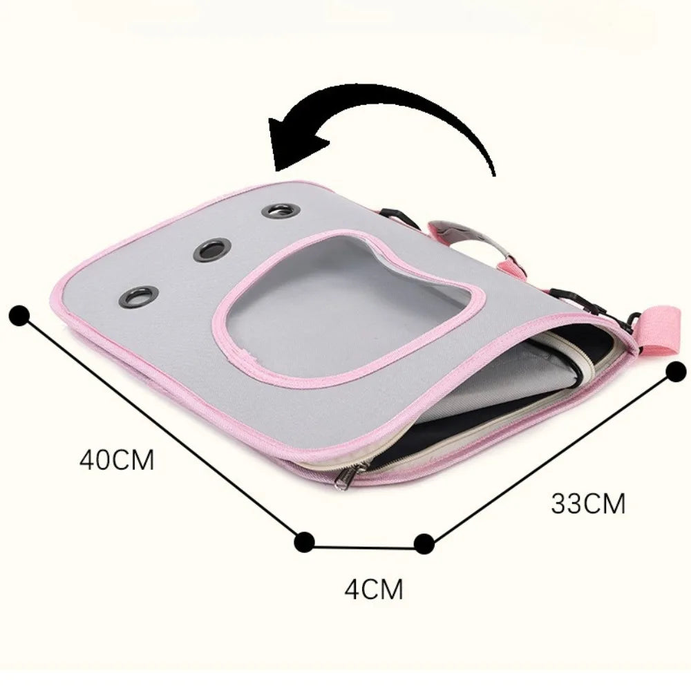 Meow-Go Travel Carrier – Where Style Meets Comfort - Pet Bliss