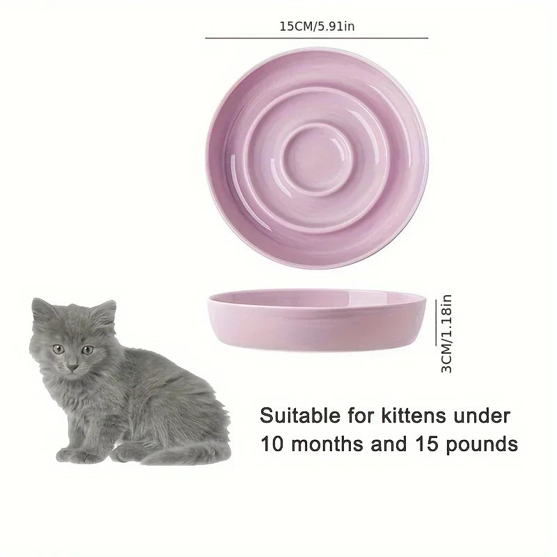 Spiral Slow-Feed Pet Bowl – Mindful Munching Made Fun - Pet Bliss