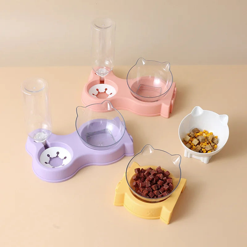 🍽️ Elevated Pet Bowl Set – Comfort & Convenience! - Pet Bliss