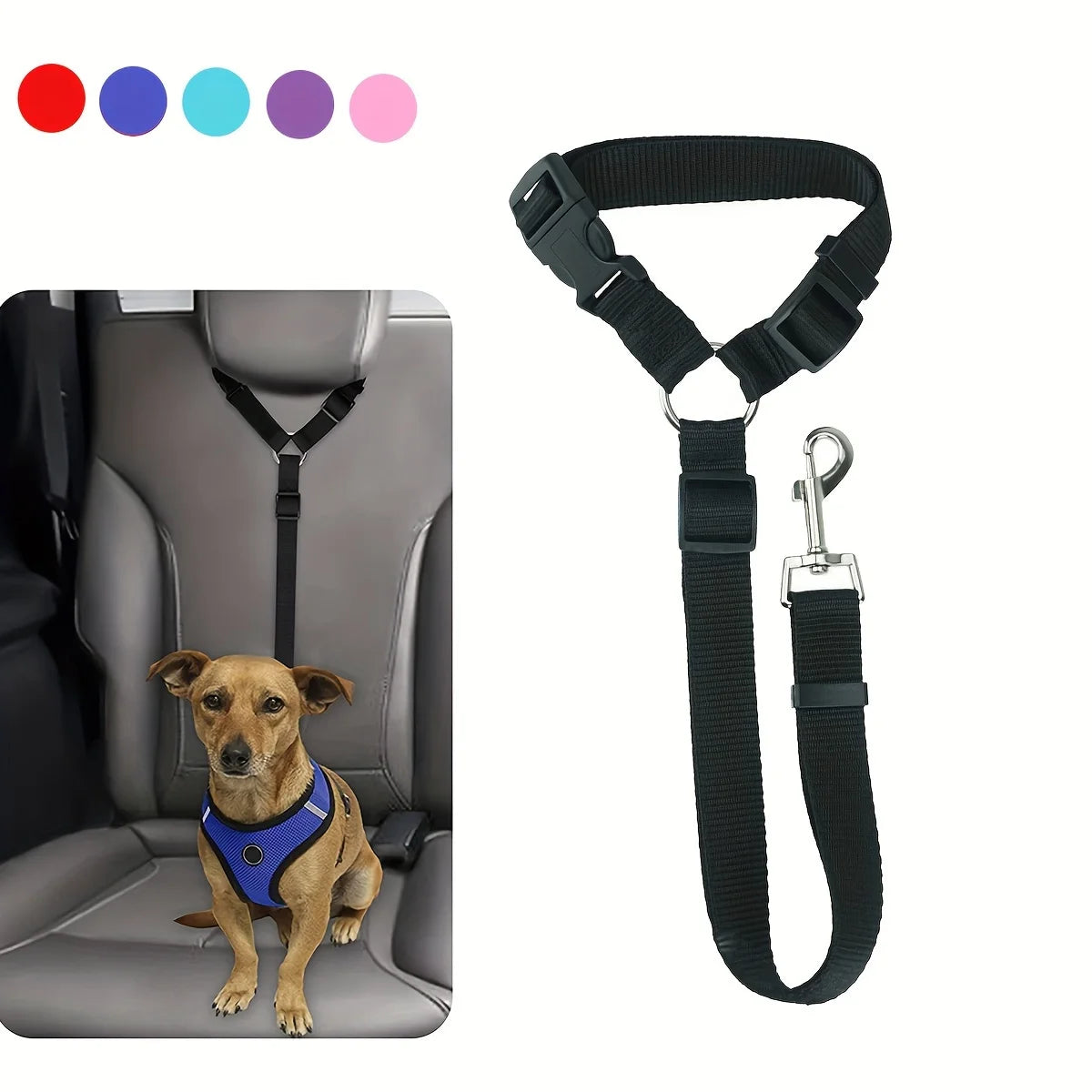 Dog Seat Belt β Ultimate Safety & Comfort for Your Pup! - Pet Bliss