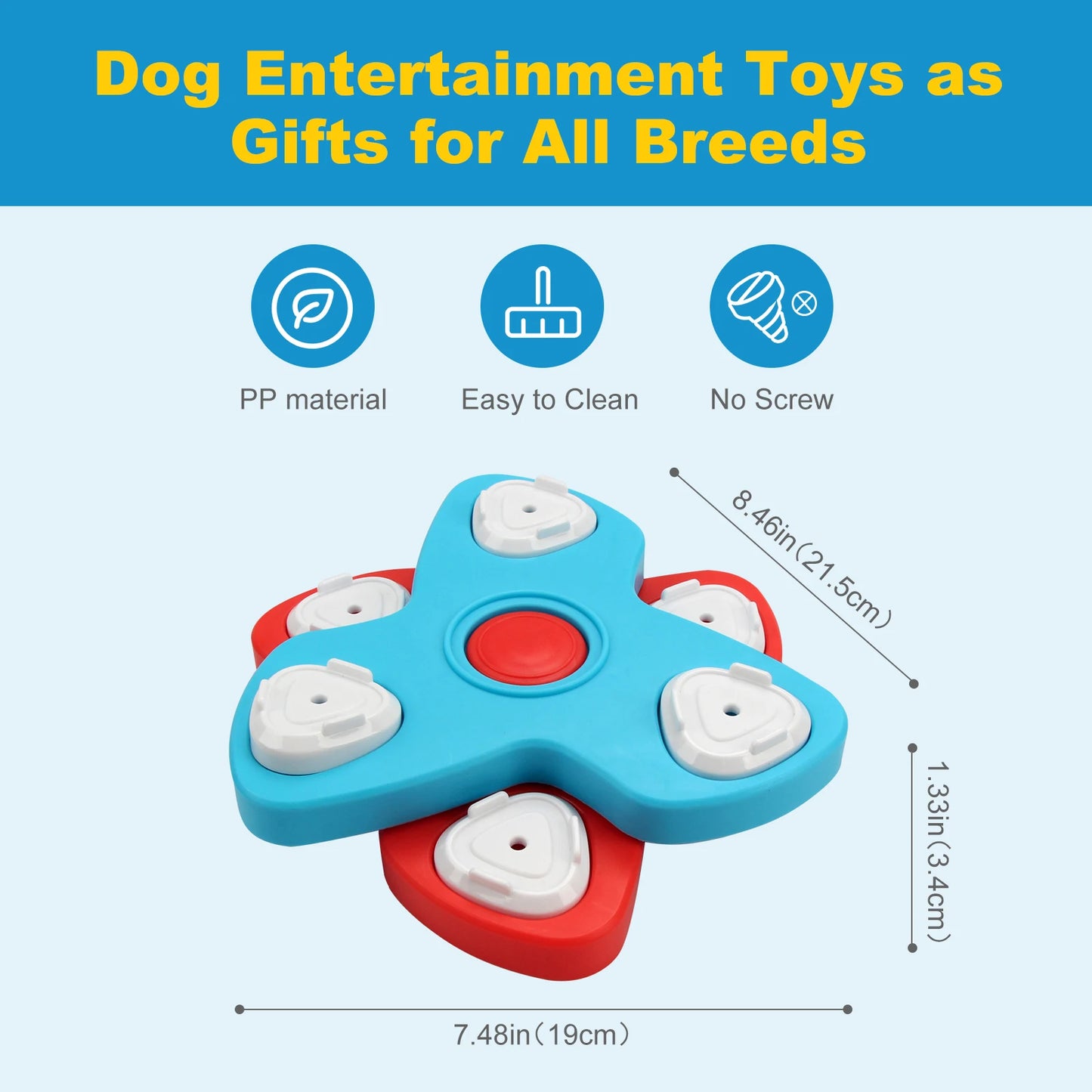 Interactive Dog Puzzle Feeder Toy – Smart Fun for Every Meal - Pet Bliss