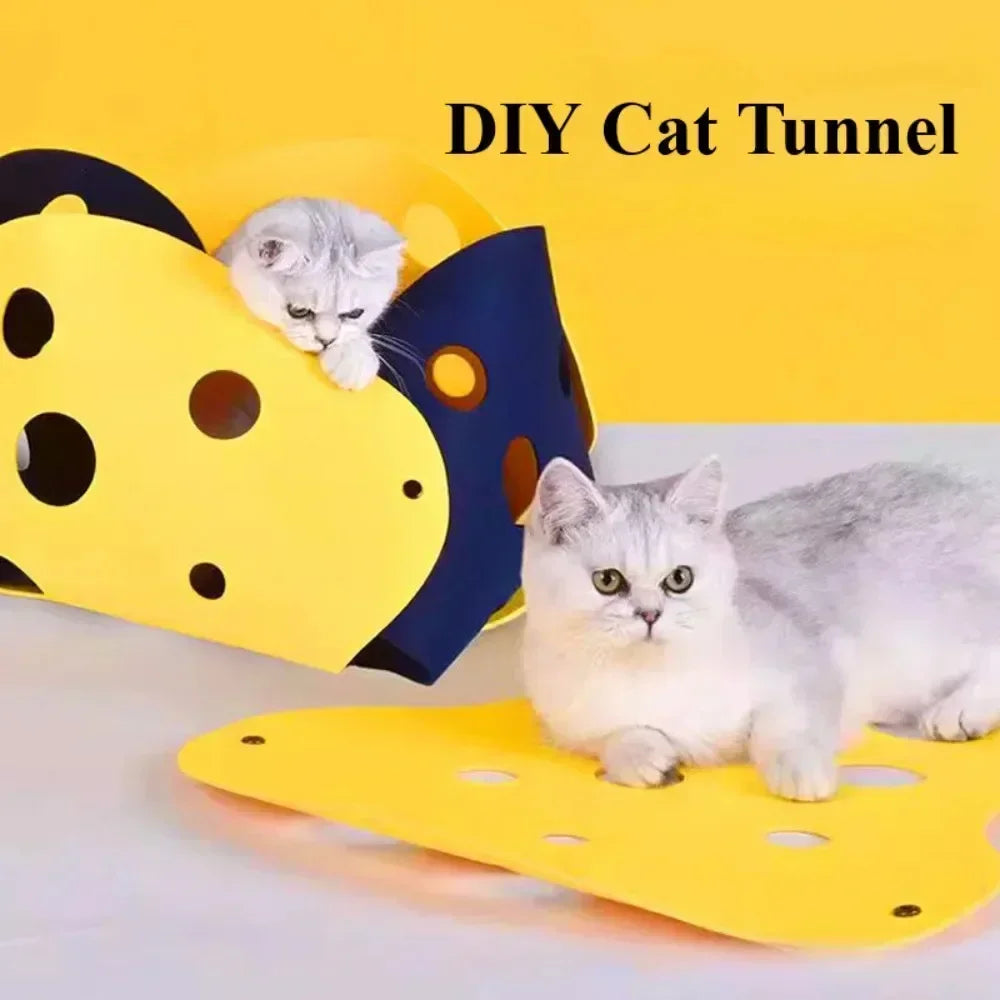 Cheese Cat Tunnel – Hide, Seek & Play All Day 🧀🐱 - Pet Bliss