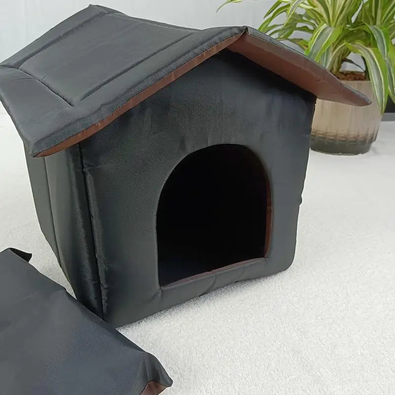 🏡 Cozy & Weatherproof Pet House – Ultimate Shelter for Cats & Small Dogs! 🐶🐱 - Pet Bliss