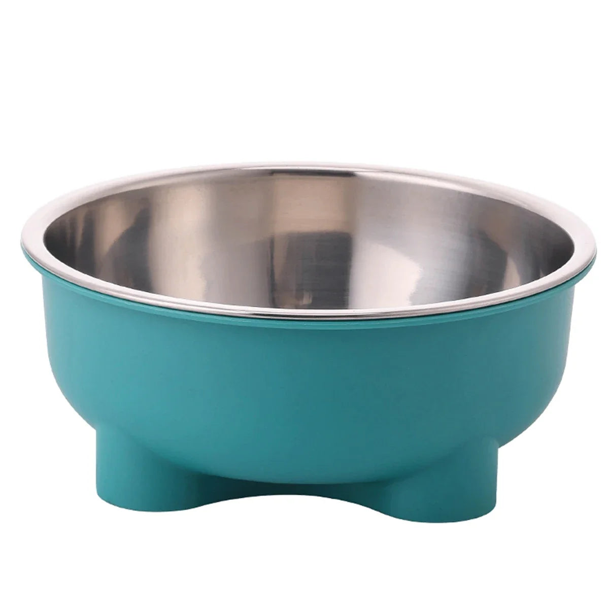 Bright Stainless-Steel Pet Bowl – Simple, Sturdy & Splash-Free - Pet Bliss