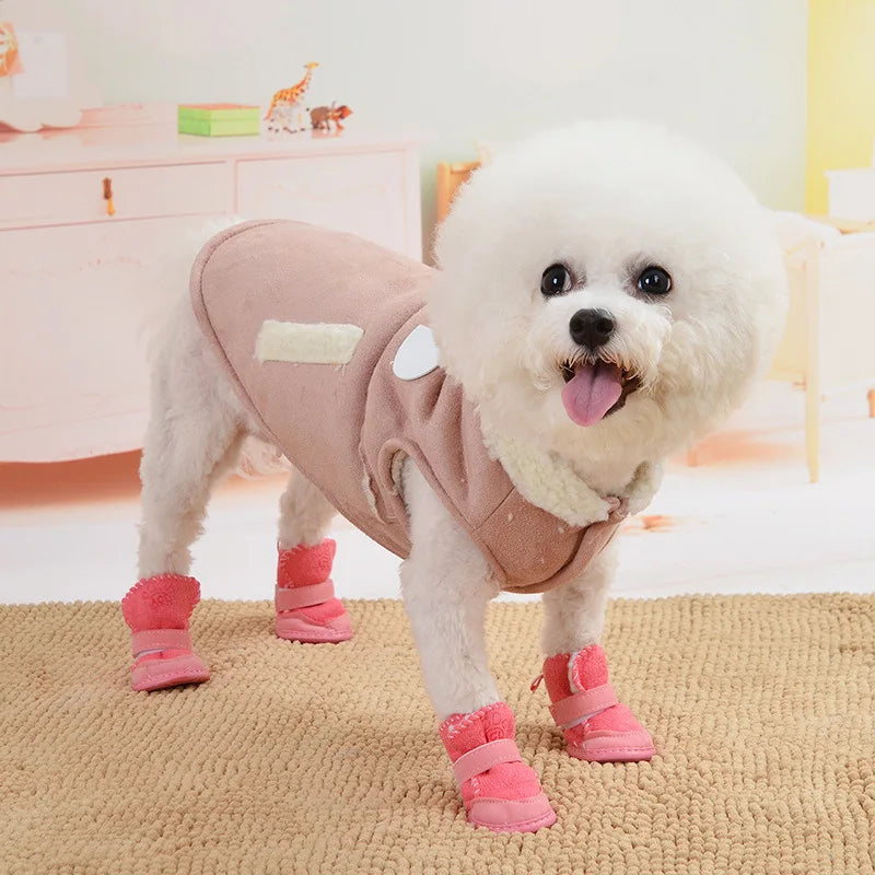 Pawstrip Winter Dog Boots (Set of 4) - Pet Bliss
