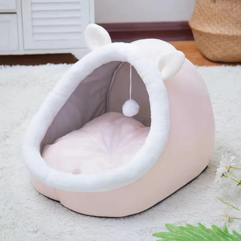 Cozy Cat Cave Bed – Warm, Comfy & Private! 🏠🐾 - Pet Bliss