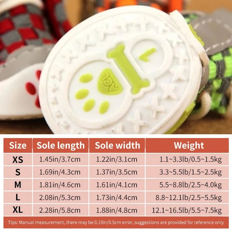 Breathable Mesh Dog Sneakers – Stylish Summer Paw Protection - Pet Bliss