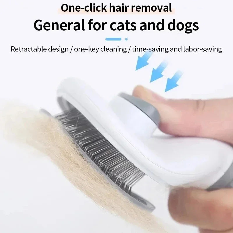 Self-Cleaning Pet Grooming Brush – Easy, Effective & Comfortable! - Pet Bliss