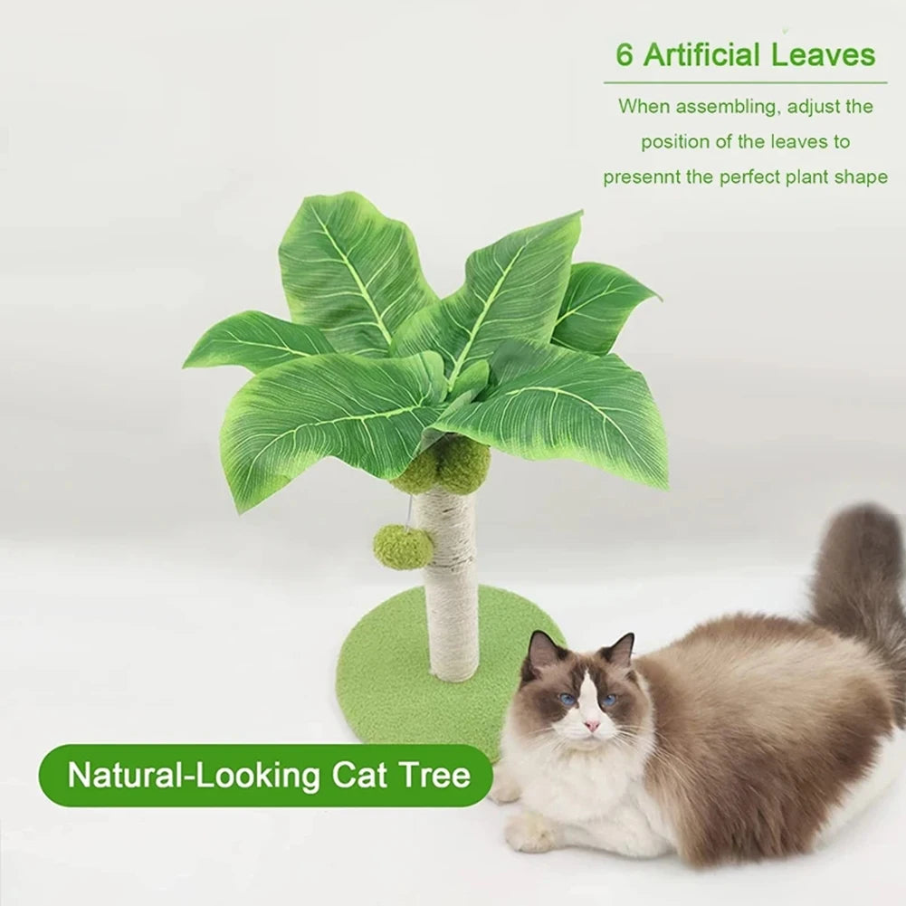 Palm Tree Cat Scratcher – Scratch, Climb, and Chill in Style 🌴 - Pet Bliss