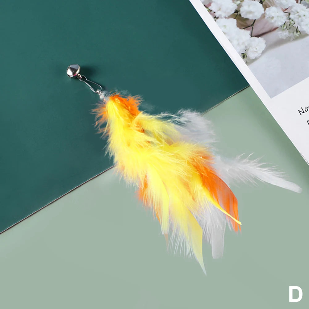 Feather Cat Teaser Wand – Interactive Fun for Your Feline - Pet Bliss