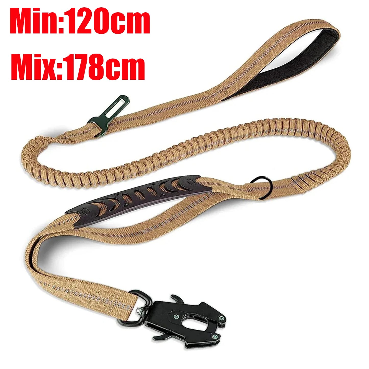 Shock-Absorbing Bungee Dog Leash – Strength Meets Comfort - Pet Bliss