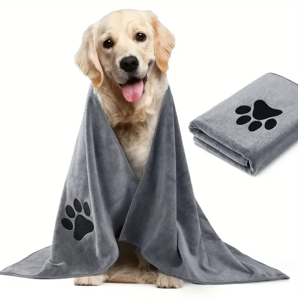 Super Absorbent Pet Towel – Keep Your Furry Friend Dry & Cozy - Pet Bliss