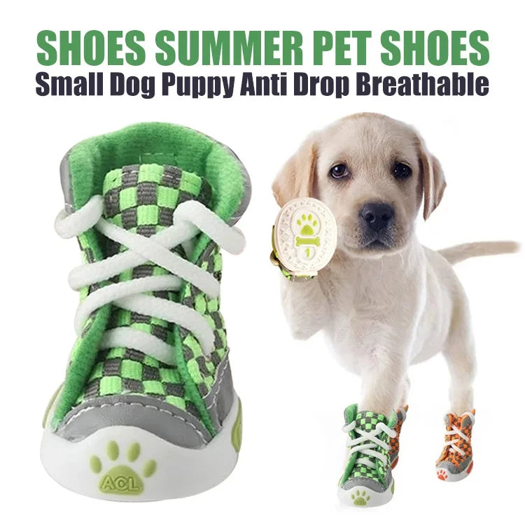 Breathable Mesh Dog Sneakers – Stylish Summer Paw Protection - Pet Bliss