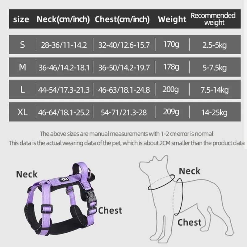 No-Pull Control Dog Harness – Secure, Supportive, & Built for Comfort - Pet Bliss