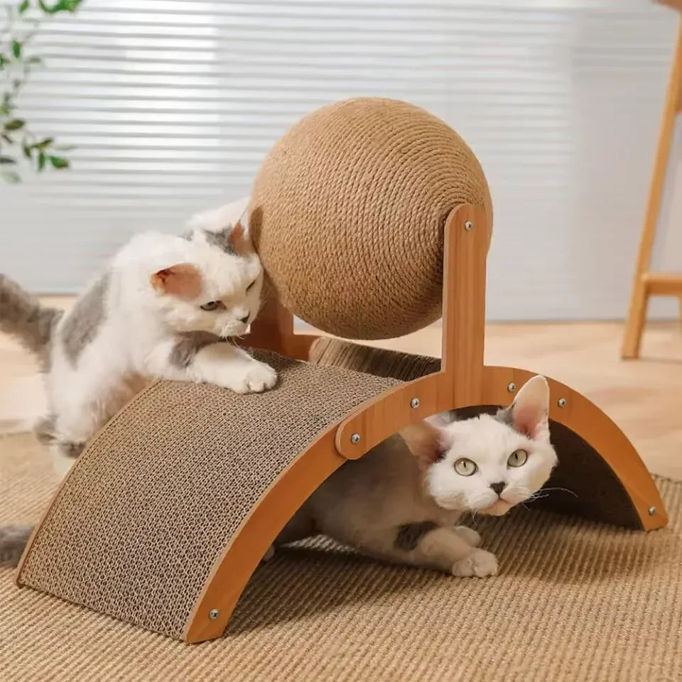 Arch Bridge Cat Scratcher – Playful & Durable Fun for Your Feline Friend! - Pet Bliss