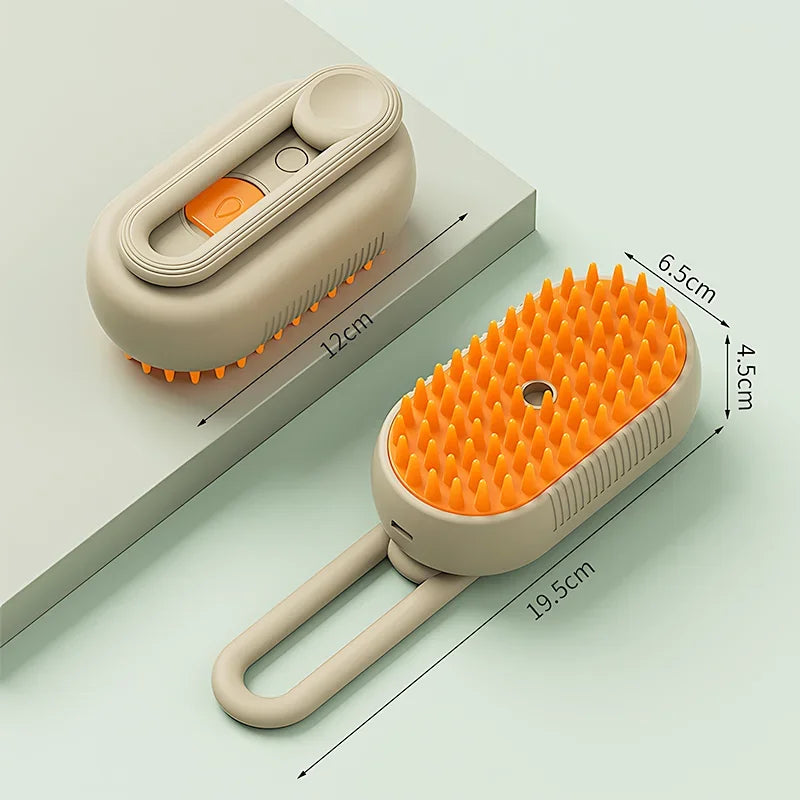 SteamEase 3-in-1 Pet Brush 🐾 - Pet Bliss