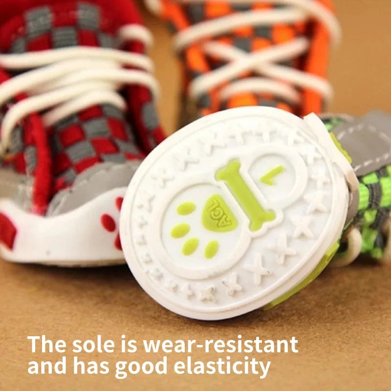 Breathable Mesh Dog Sneakers – Stylish Summer Paw Protection - Pet Bliss