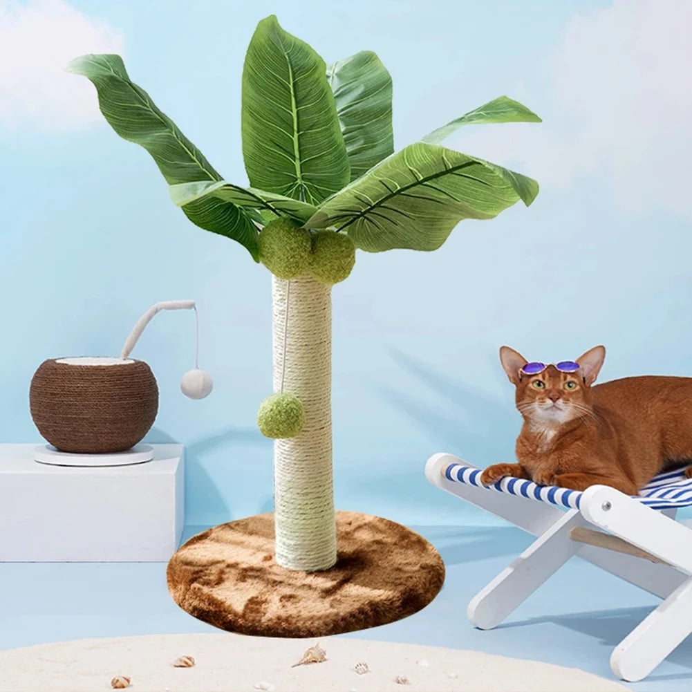 Palm Tree Cat Scratcher – Scratch, Climb, and Chill in Style 🌴 - Pet Bliss