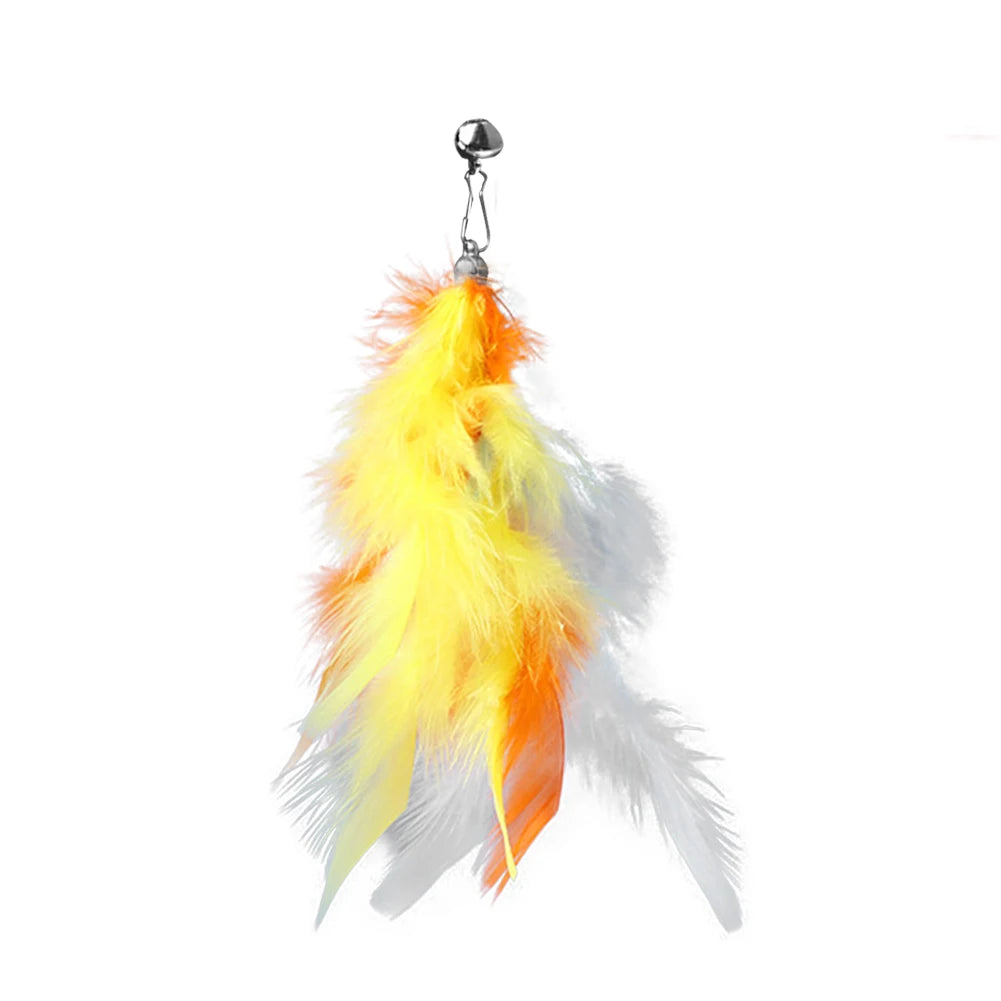 Feather Cat Teaser Wand – Interactive Fun for Your Feline - Pet Bliss