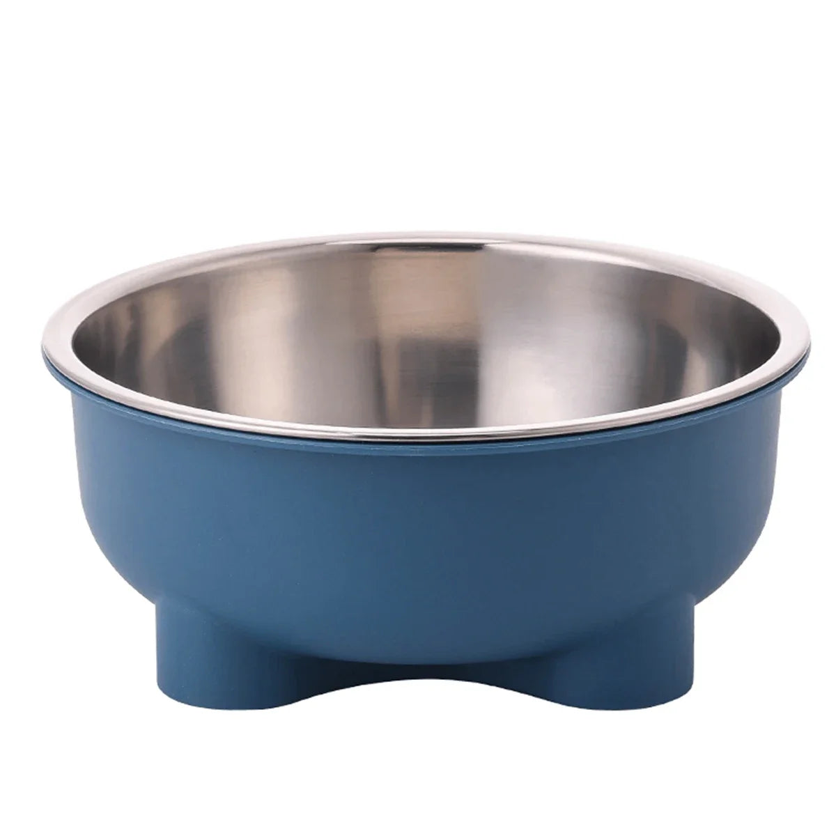 Bright Stainless-Steel Pet Bowl – Simple, Sturdy & Splash-Free - Pet Bliss