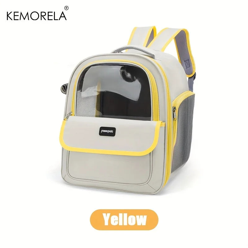 Luxury Pet Backpack Carrier – Stylish Comfort for Your Pets on the Go! - Pet Bliss
