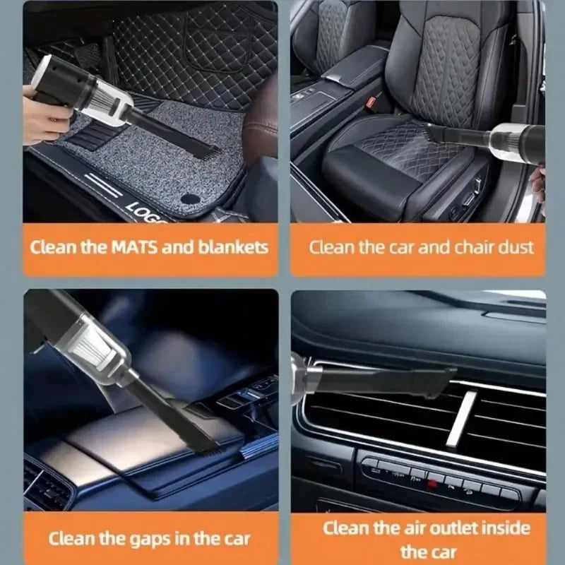 Mini Handheld Wireless Vacuum Cleaner – Powerful & Portable Cleaning for Car and Home! - Pet Bliss