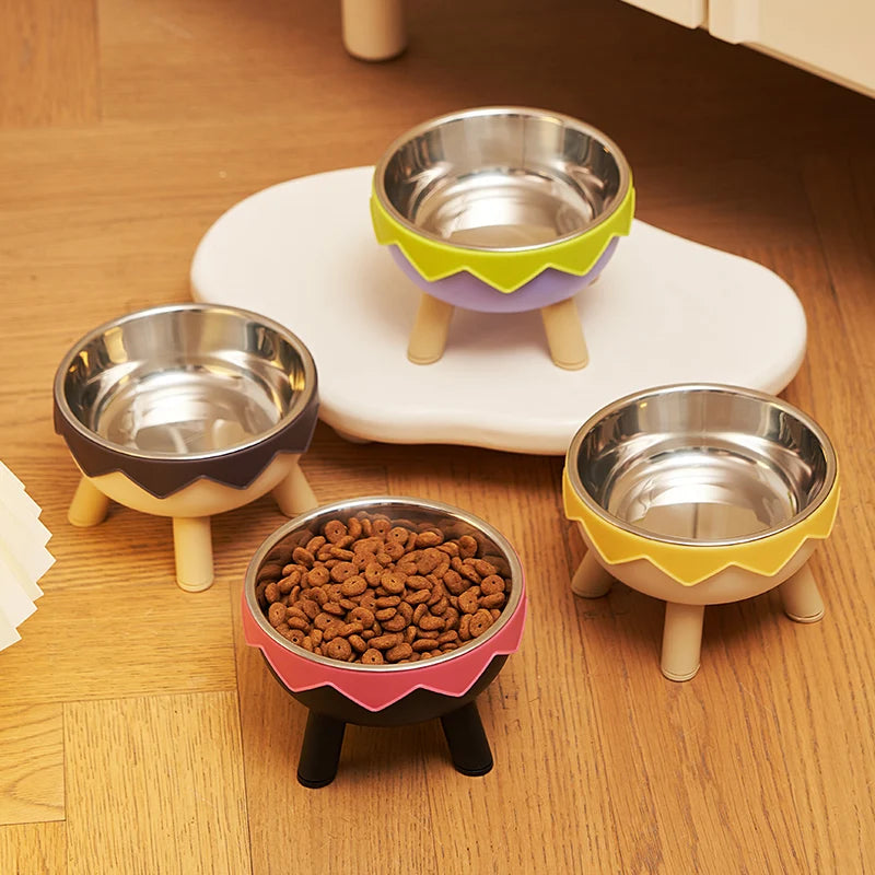 Zigzag Elevated Pet Bowl – Stand Tall, Eat Well - Pet Bliss