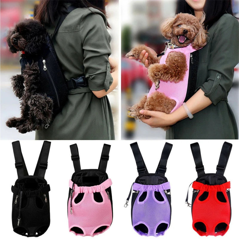 Front-Facing Pet Carrier Backpack – Stylish Comfort for Adventures - Pet Bliss