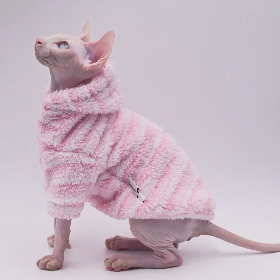Cozy Fleece Sweater for Cats – Soft & Warm Winter Pet Clothing - Pet Bliss