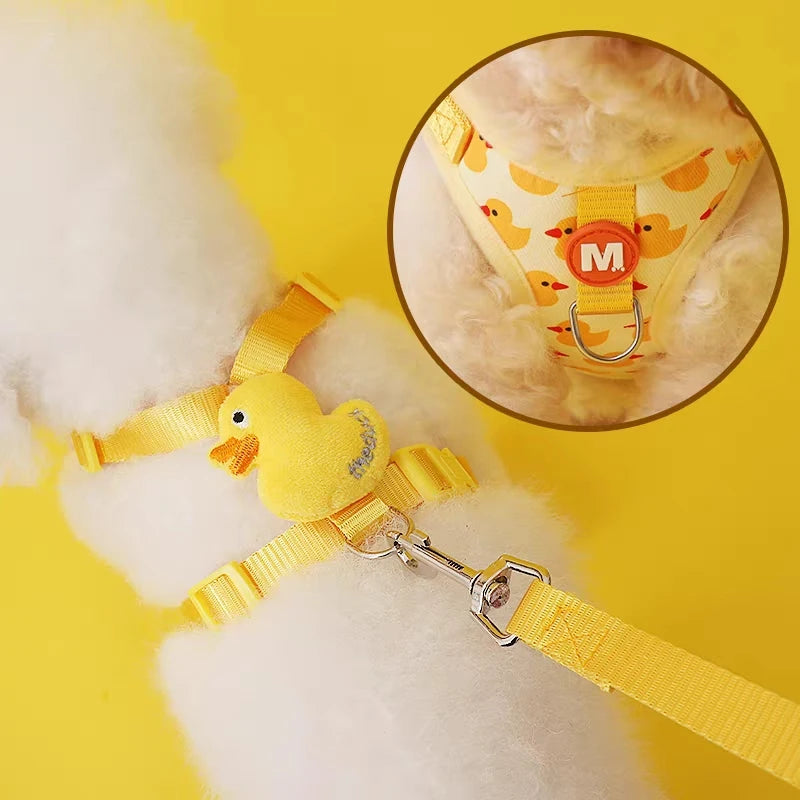 Duck Harness & Leash Set – Bright, Breezy, and Built for Fun - Pet Bliss
