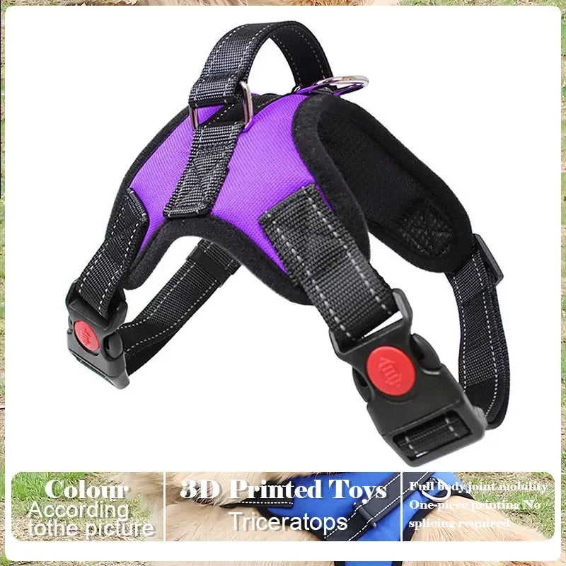 No-Pull Adjustable Dog Harness with Leash – Comfortable & Secure Fit for Dogs - Pet Bliss