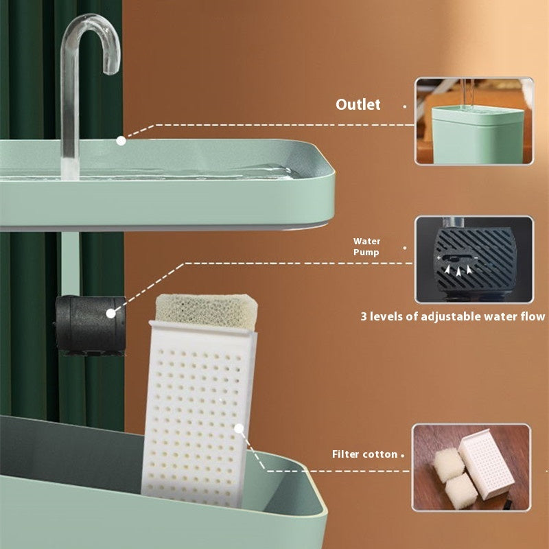Pet Automatic Drinking Fountain 💦 – Pure Water, Happy Pets - Pet Bliss