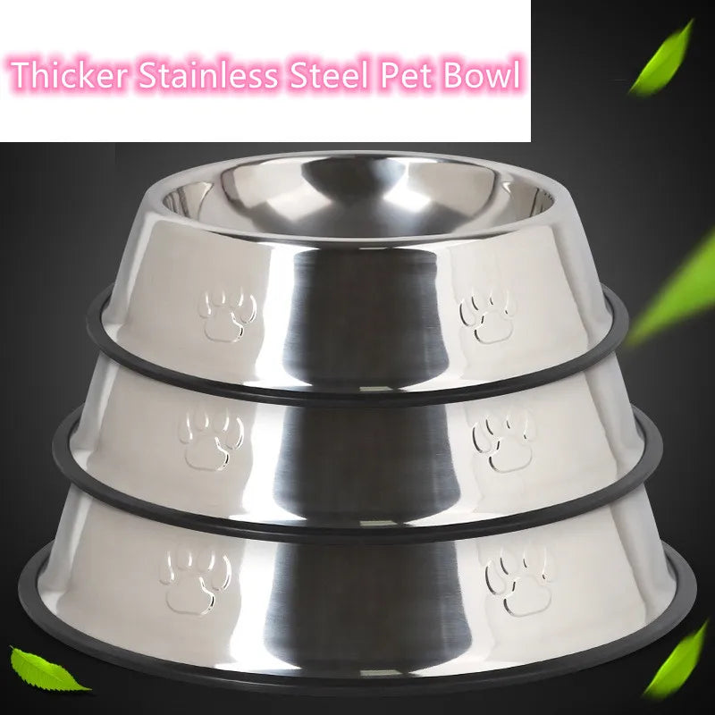 Stainless Steel Pet Bowls – Durable & Safe! - Pet Bliss