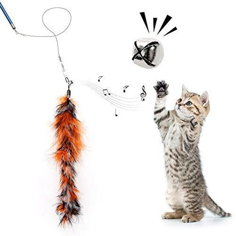 Interactive Cat Wand Toy – Fun, Exercise & Bonding - Pet Bliss