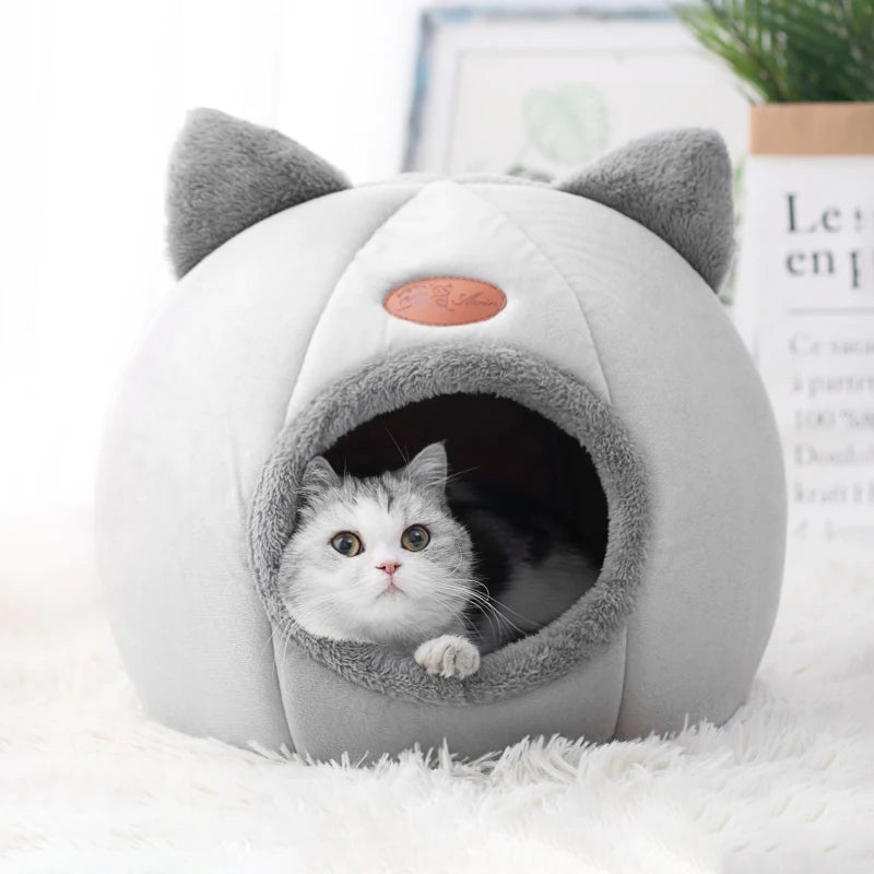 Cozy Cat Cave Bed – The Perfect Hideaway! - Pet Bliss