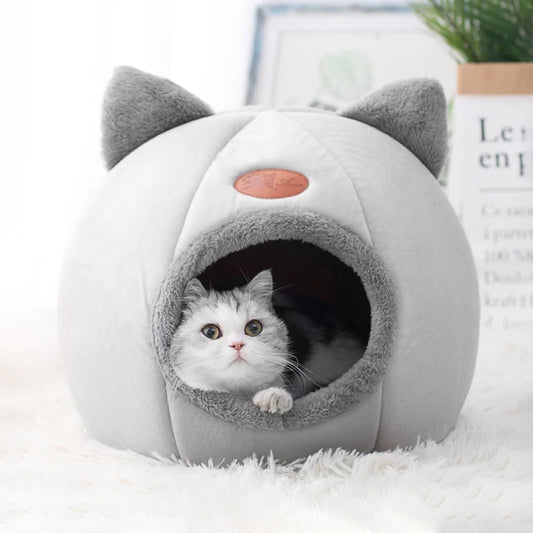 Cozy Cat Cave Bed – The Perfect Hideaway! - Pet Bliss