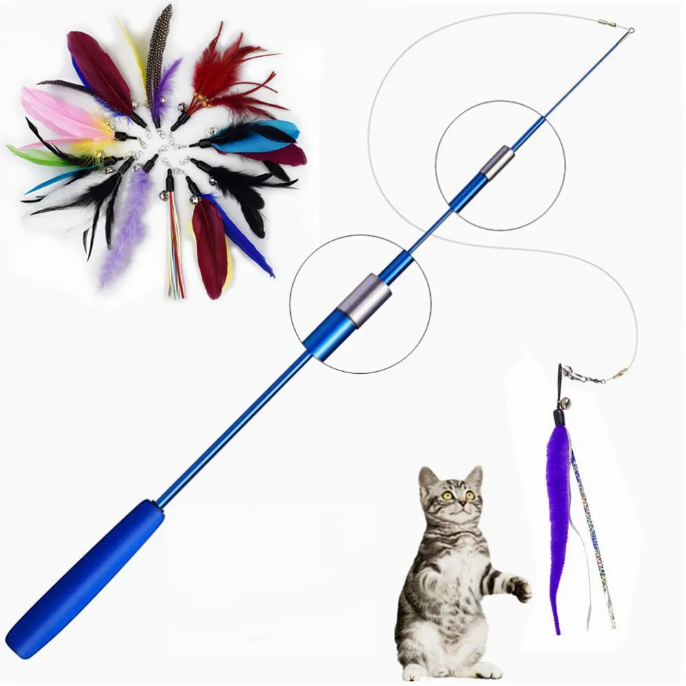 Interactive Cat Wand Toy – Fun, Exercise & Bonding - Pet Bliss