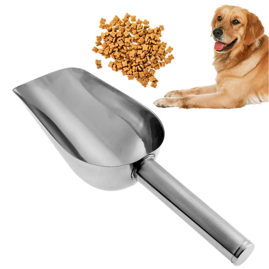 Stainless Steel Pet Food Scoop – Perfect for Mealtime! - Pet Bliss
