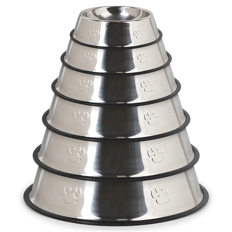 Stainless Steel Pet Bowls – Durable & Safe! - Pet Bliss