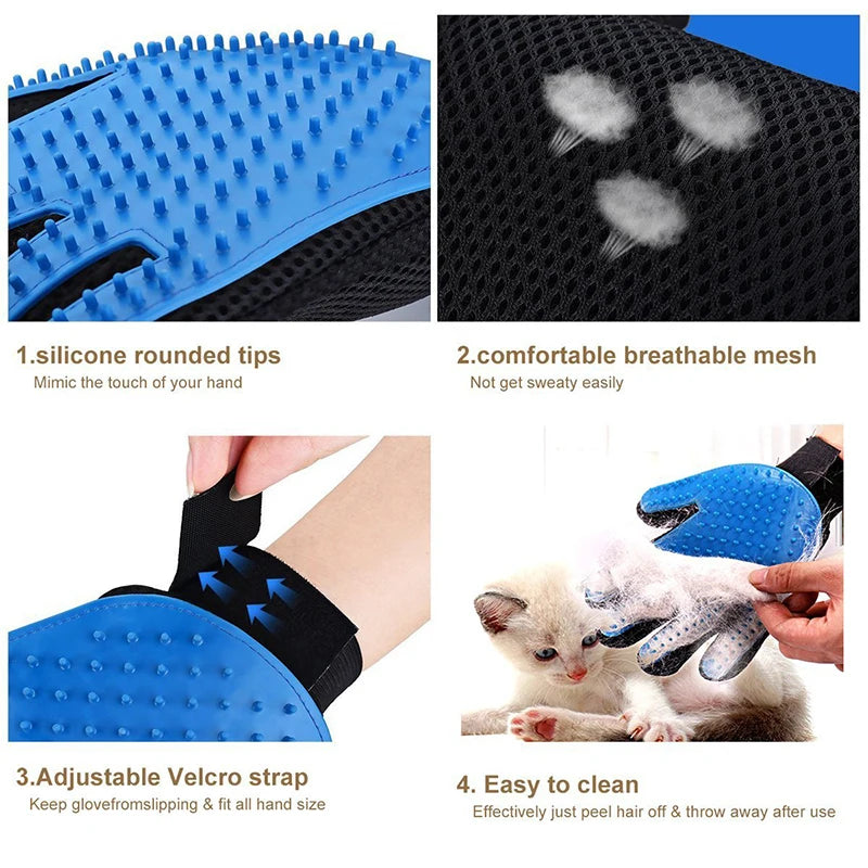 Pet Grooming Glove – Gentle & Effective Grooming for Your Furry Friends! - Pet Bliss